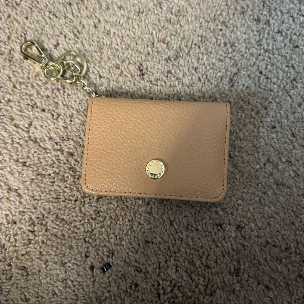 Steve Madden Tan Keychain Card Holder
